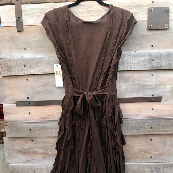 DKNY Donna Karan New York Brown Size 6 Dress - Picture 3 of 8